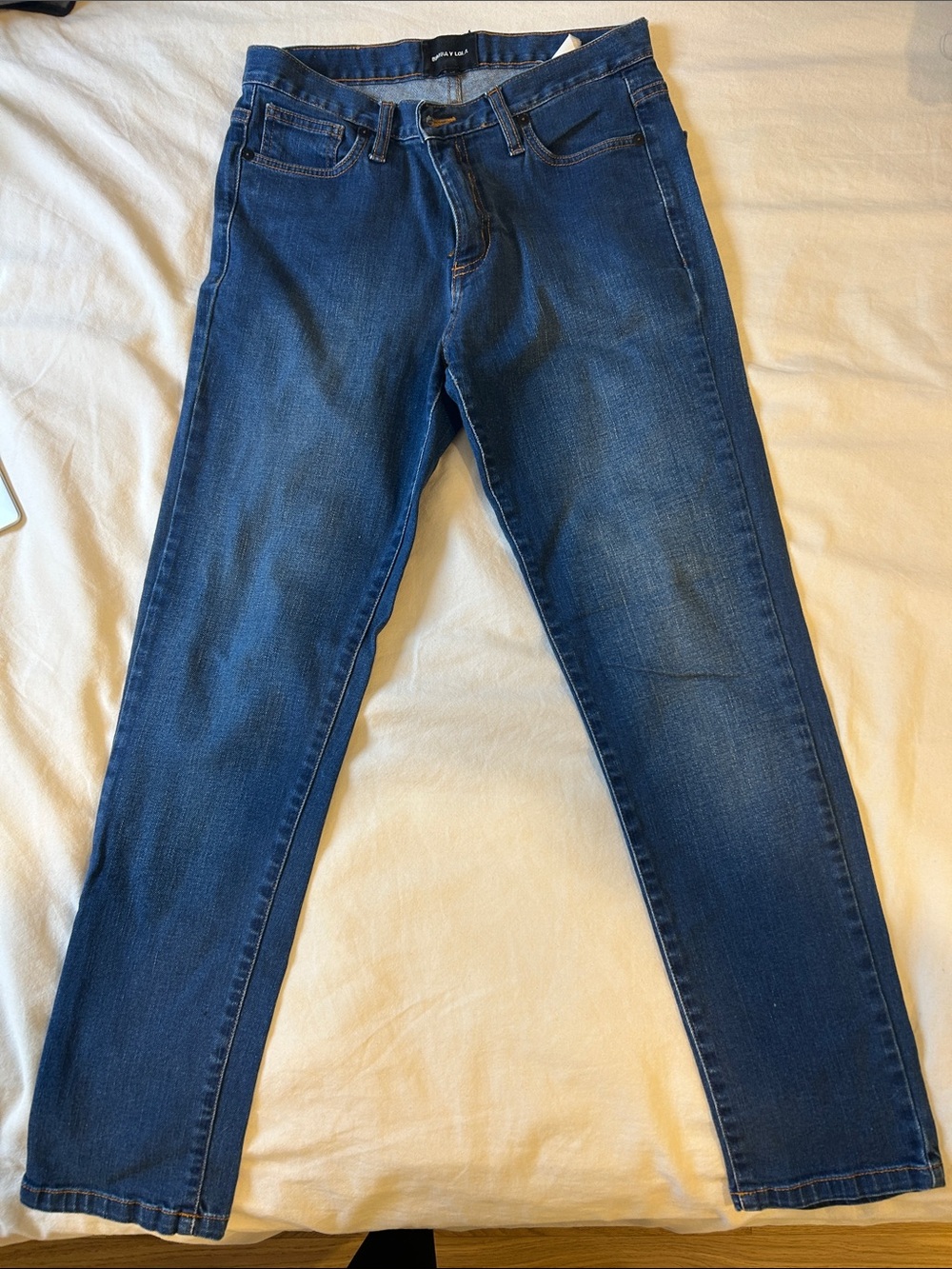 Women’s Slim Straight Jeans in Deep Blue
